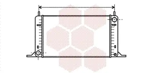 воден радиатор VAN WEZEL 18002096