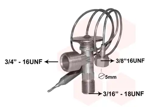 разширителен клапан, климатизация VAN WEZEL 25001271