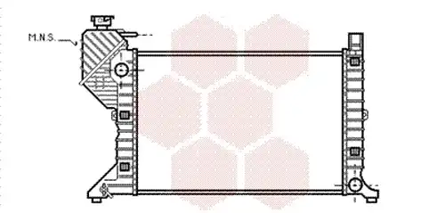 воден радиатор VAN WEZEL 30002181