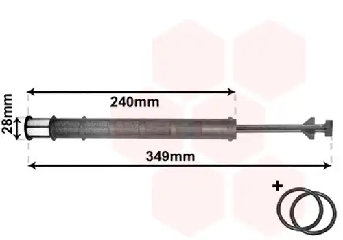 изсушител, климатизация VAN WEZEL 3000D358