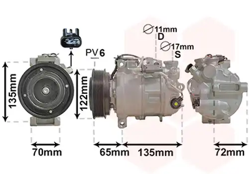 компресор за климатик VAN WEZEL 3001K705