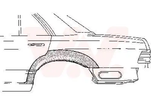 странична стена VAN WEZEL 3024147