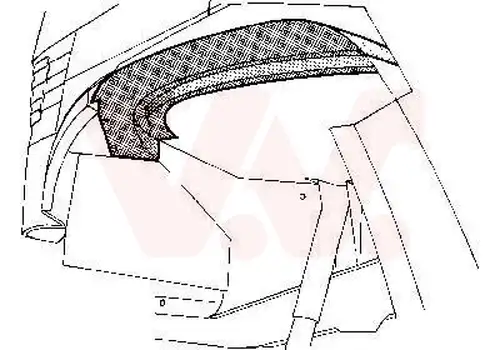 подкалник VAN WEZEL 3070358