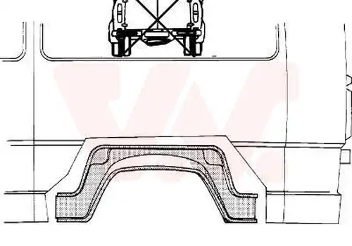 подкалник VAN WEZEL 3070445