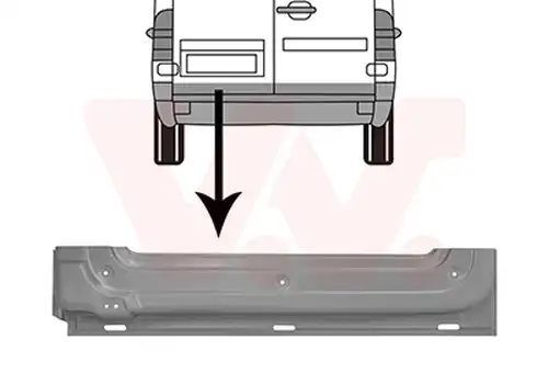 задна врата VAN WEZEL 3075249