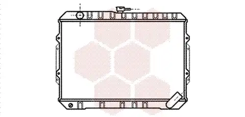 воден радиатор VAN WEZEL 32002049