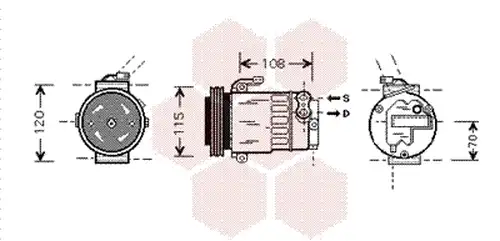  VAN WEZEL 3700K312