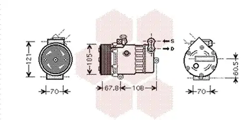  VAN WEZEL 3700K477