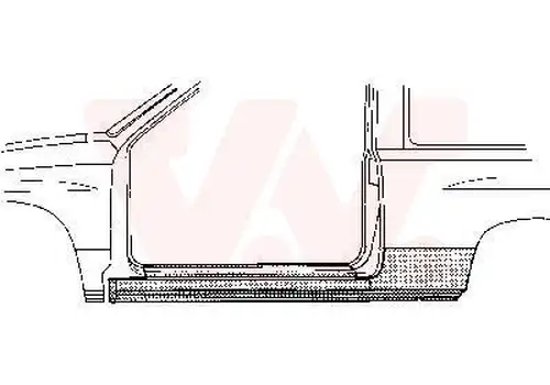 ламаринен панел на входа VAN WEZEL 3770101