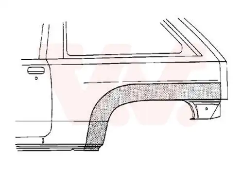 странична стена VAN WEZEL 3788145