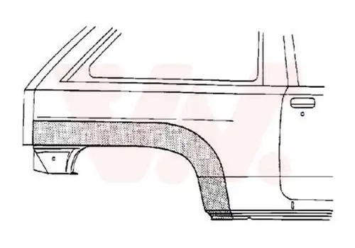 странична стена VAN WEZEL 3788146