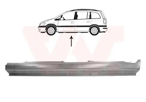 ламаринен панел на входа VAN WEZEL 3792103