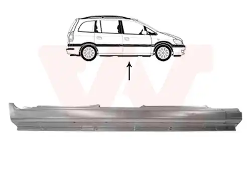 ламаринен панел на входа VAN WEZEL 3792104