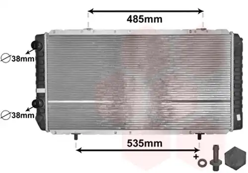 воден радиатор VAN WEZEL 40002268