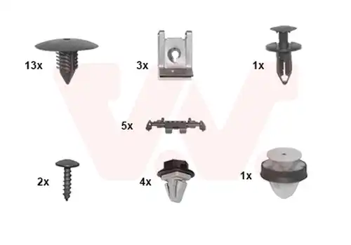 монтажен комплект, калник VAN WEZEL 4317796