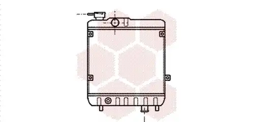 воден радиатор VAN WEZEL 49002011