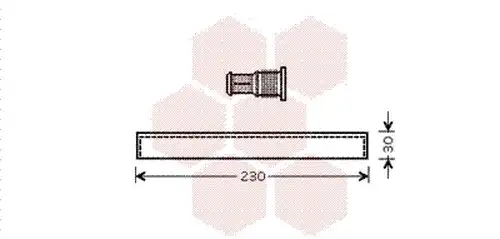 изсушител, климатизация VAN WEZEL 5100D074