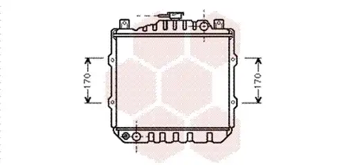 воден радиатор VAN WEZEL 52002010