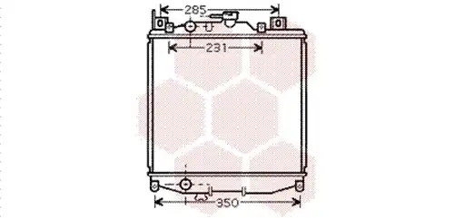 воден радиатор VAN WEZEL 52002022