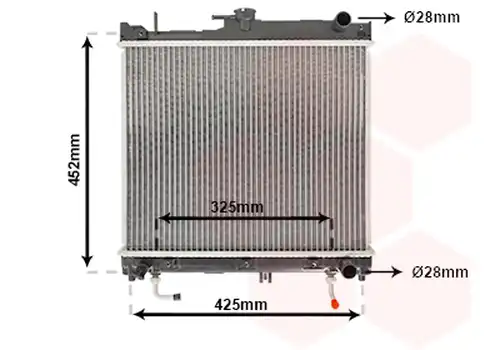 воден радиатор VAN WEZEL 52002109