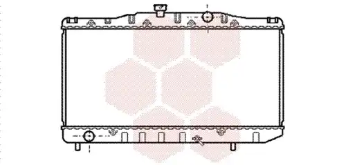 воден радиатор VAN WEZEL 53002061