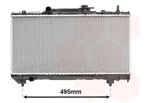 воден радиатор VAN WEZEL 53002141