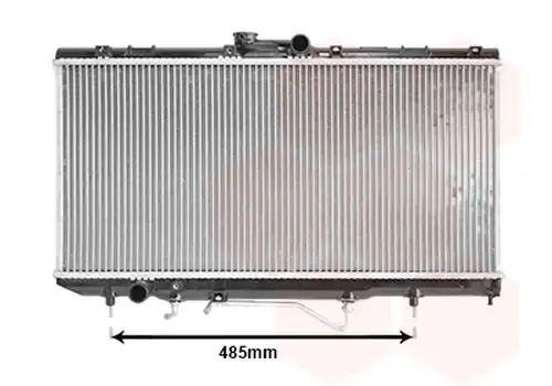 воден радиатор VAN WEZEL 53002146