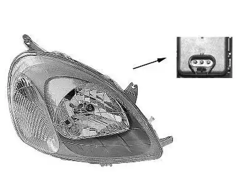 главен фар VAN WEZEL 5430962V