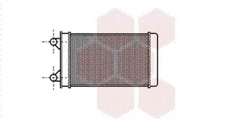 топлообменник, отопление на вътрешното пространство VAN WEZEL 58006117