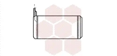 топлообменник, отопление на вътрешното пространство VAN WEZEL 73006032