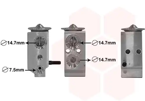 разширителен клапан, климатизация VAN WEZEL 82001300