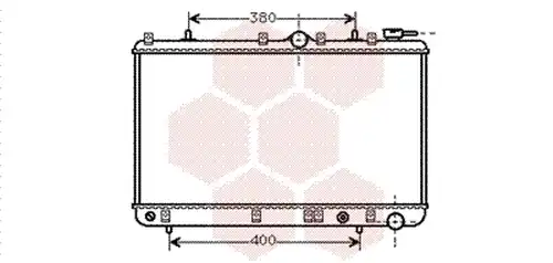 воден радиатор VAN WEZEL 82002005