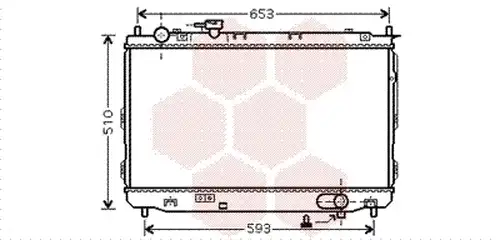 воден радиатор VAN WEZEL 83002084