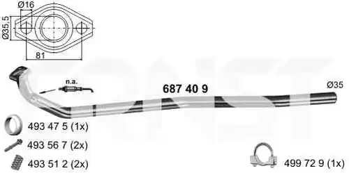 изпускателна тръба VEGAZ GmbH TR-239