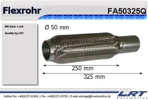 гъвкава тръба, изпускателна система VEGAZ GmbH UFR-435