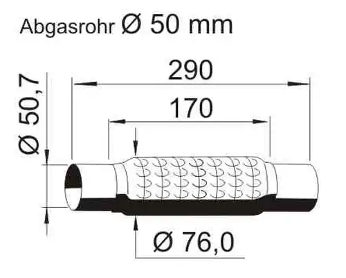 гъвкава тръба, изпускателна система VEGAZ GmbH UFR-630