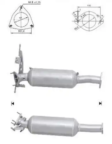 филтър за сажди/твърди частици, изпускателна система VEGAZ GmbH VOK-954