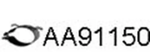 скоба за стягане, изпускателна система VENEPORTE AA91150