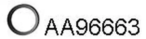 уплътнителен пръстен, изпуск. тръба VENEPORTE AA96663