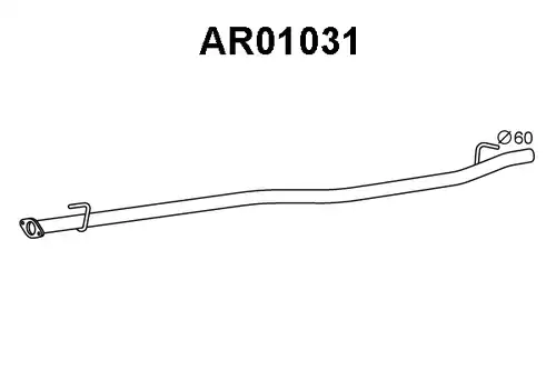 изпускателна тръба VENEPORTE AR01031