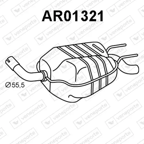 крайно гърне VENEPORTE AR01321