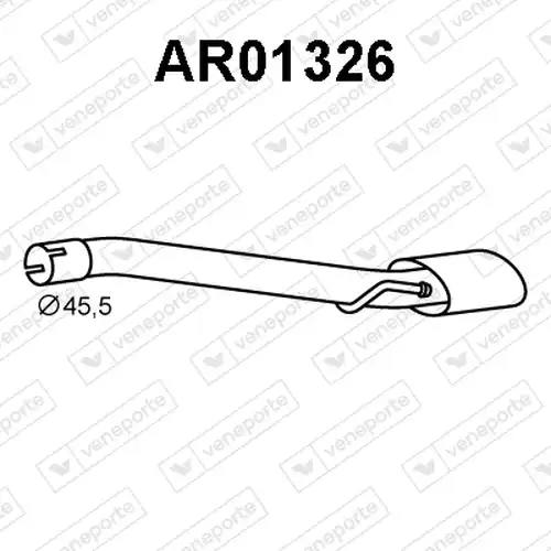 изпускателна тръба VENEPORTE AR01326