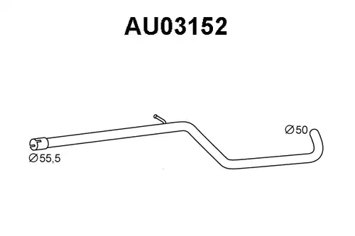 изпускателна тръба VENEPORTE AU03152