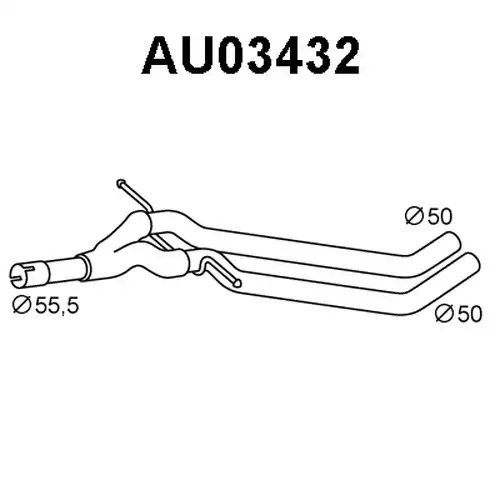 изпускателна тръба VENEPORTE AU03432