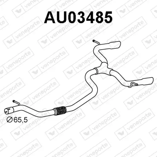 изпускателна тръба VENEPORTE AU03485