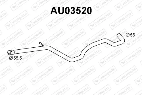 изпускателна тръба VENEPORTE AU03520
