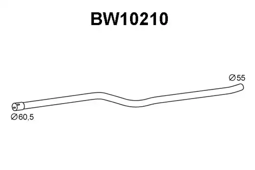 изпускателна тръба VENEPORTE BW10210