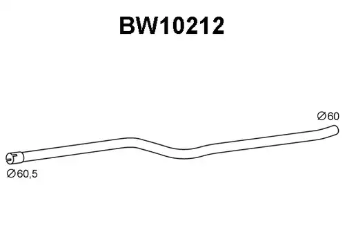 изпускателна тръба VENEPORTE BW10212