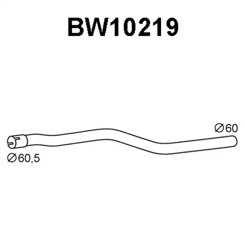 изпускателна тръба VENEPORTE BW10219