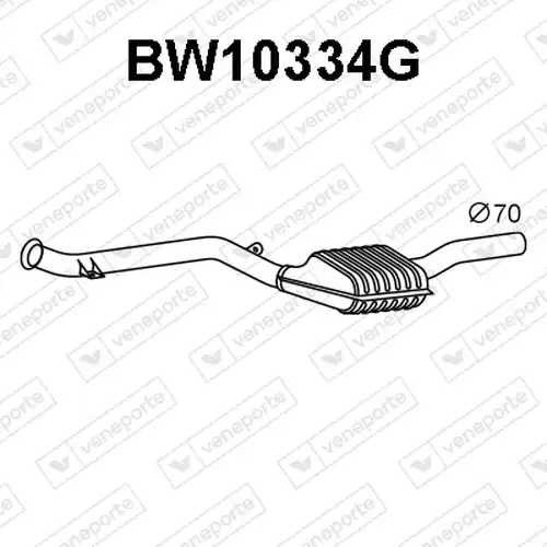 филтър за сажди/твърди частици, изпускателна система VENEPORTE BW10334G